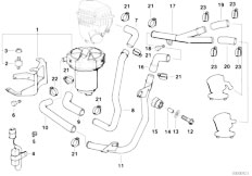 E31 850Ci M73 Coupe / Engine/  Emission Control Air Pump-2