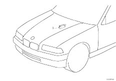 E36 325td M51 Sedan / Lighting/  Engine Compartment Light