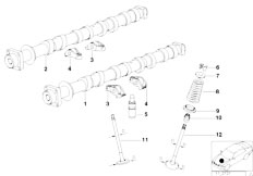 E36 318is M44 Coupe / Engine/  Valve Timing Gear Camshaft Valves