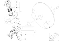 E46 330i M54 Sedan / Brakes/  Brake Master Cylinder Dsc-2