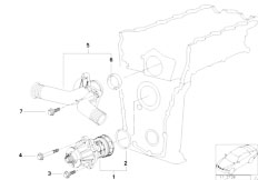 E36 318is M44 Coupe / Engine/  Waterpump Thermostat