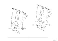 E34 540i M60 Sedan / Seats/  Headrest Rear