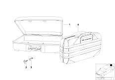 Z3 Z3 1.9 M43 Roadster / Universal Accessories Suitcase Inner Case Z3