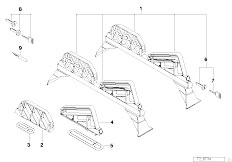 E36 M3 S50 Cabrio / Universal Accessories/  Ski Snowboard Set