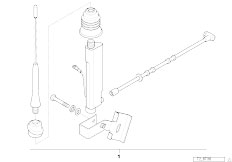 Z3 Z3 M3.2 S50 Roadster / Audio Navigation Electronic Systems/  Short Rod Antenna