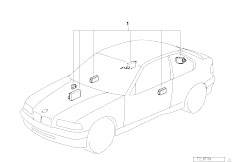 E36 316i 1.6 M43 Compact / Bodywork/  Central Locking System-2