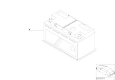 E53 X5 3.0d M57 SAV / Vehicle Electrical System/  Original Bmw Battery Filled