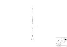 Z3 Z3 M3.2 S50 Roadster / Communication Systems/  Side Wall Aerial Retrofit Kit