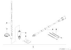 E36 328i M52 Touring / Communication Systems Side Wall Aerial Retrofit Kit