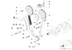 E36 318is M44 Sedan / Engine Timing And Valve Train Timing Chain