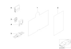 E70 X5 3.0si N52N SAV / Vehicle Electrical System/  Single Components For Fuse Housing