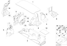 E46 318td M47N Compact / Vehicle Trim/  Sound Insulating Rear