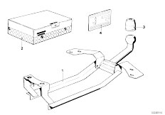 E21 318i M10 Sedan / Equipment Parts/  Trailer Hitch With Fixed Ball Head