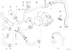 E39 540i M62 Sedan / Engine/  Vacuum Control Engine