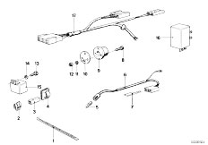 E21 320 M20 Sedan / Equipment Parts/  Wiring Set Trailer Coupling