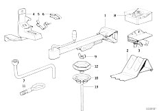 E31 850CSi S70 Coupe / Equipment Parts Car Tool Lifting Jack