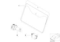 E65 730i M54 Sedan / Seats/  Lumbar Support Rear