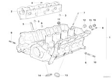 E36 318is M42 Sedan / Engine Cylinder Head