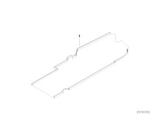 E38 750iLS M73 Sedan / Restraint System And Accessories/  Base Plate