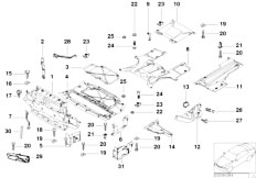E38 750i M73 Sedan / Vehicle Trim/  Air Duct