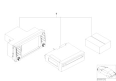 E53 X5 3.0i M54 SAV / Audio Navigation Electronic Systems Retrofit Kit Navigation With Monitor-2