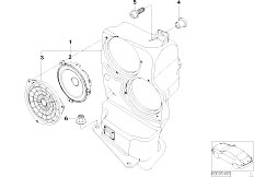 E53 X5 3.0i M54 SAV / Audio Navigation Electronic Systems Subwoofer Hi Fi System Professional Dsp