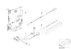 E53 X5 4.6is M62 SAV / Communication Systems Single Parts F Nokia3110 Luggage Comp