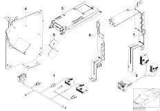 E53 X5 4.6is M62 SAV / Communication Systems Single Parts F Cordless Lugga Compartm