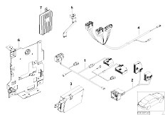 E53 X5 4.6is M62 SAV / Communication Systems Single Parts F V Series Luggage Compart