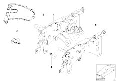 E53 X5 3.0i M54 SAV / Seats Seat Rear Backrest Locking