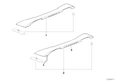 E31 850Ci M70 Coupe / Vehicle Trim Rear Spoiler M Technik