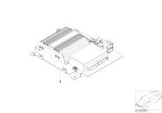 E38 L7 M73N Sedan / Audio Navigation Electronic Systems Tv Amplifier