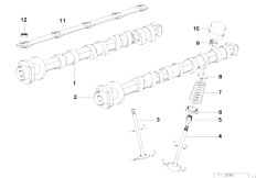 E39 540iP M62 Sedan / Engine/  Valve Timing Gear Cam Shaft